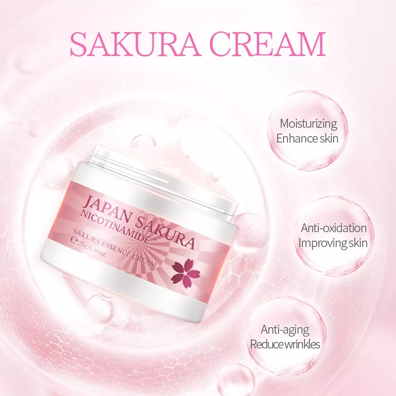 Laikou Japan Sakura Nicotinamide Essence Cream - 25g