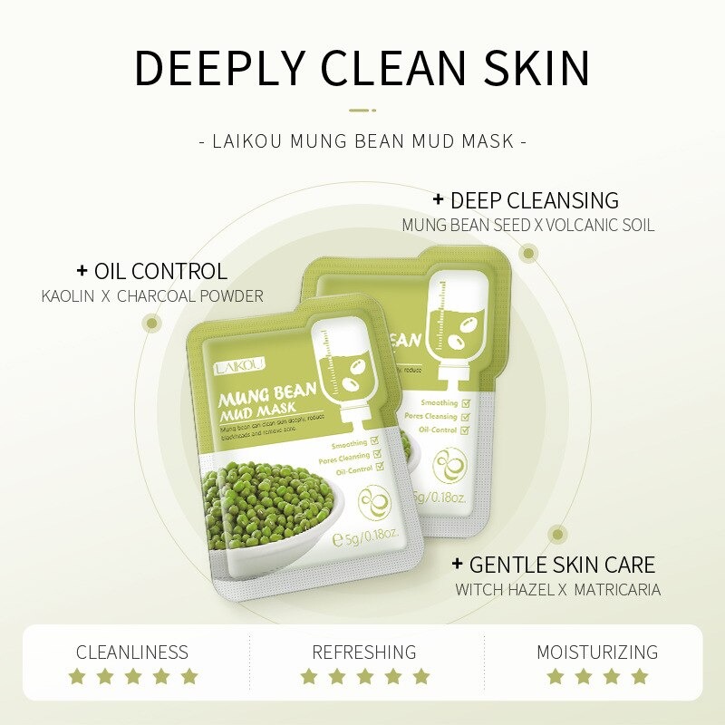 Laikou Mung Bean Mud Mask