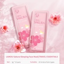 Laikou Sakura Sleeping Face Mask - 3 G