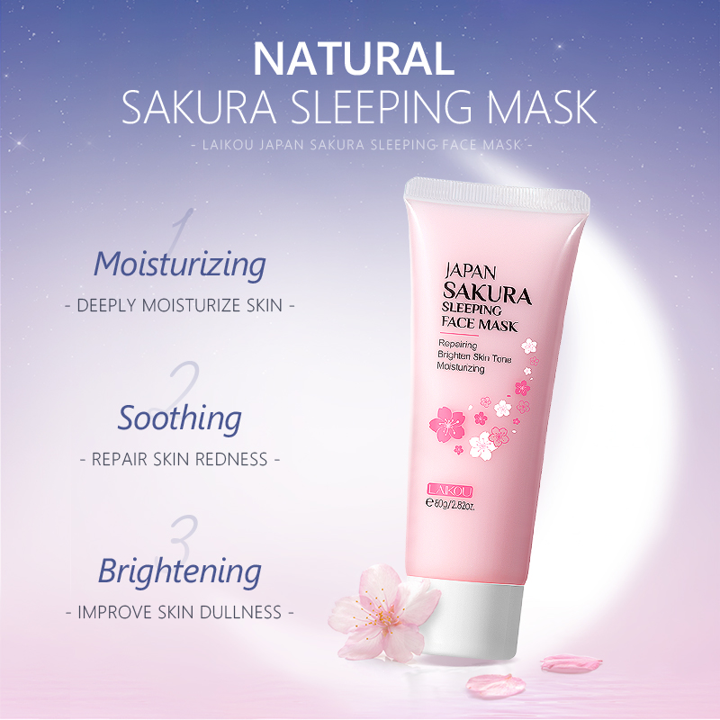 Laikou Sakura Sleeping Mask - 80g