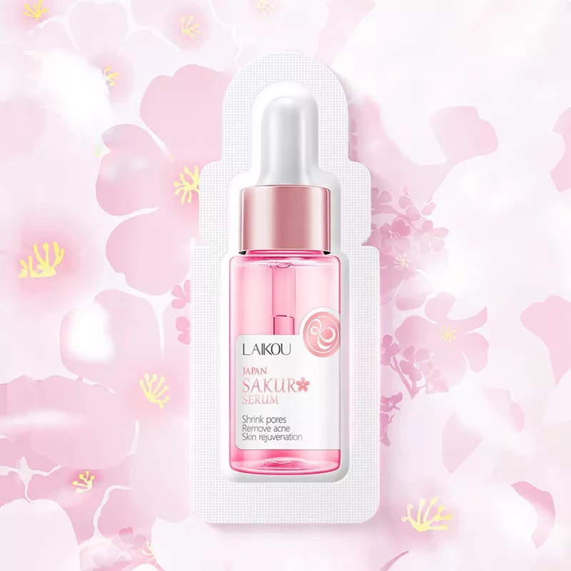 Laikou Sakura Whitening Facial Serum Sachet - 1 ml