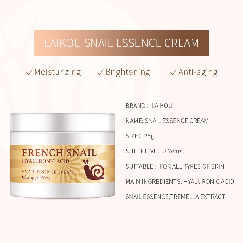 Laikou Snail Hyaluronic Acid Essence Cream – 25g