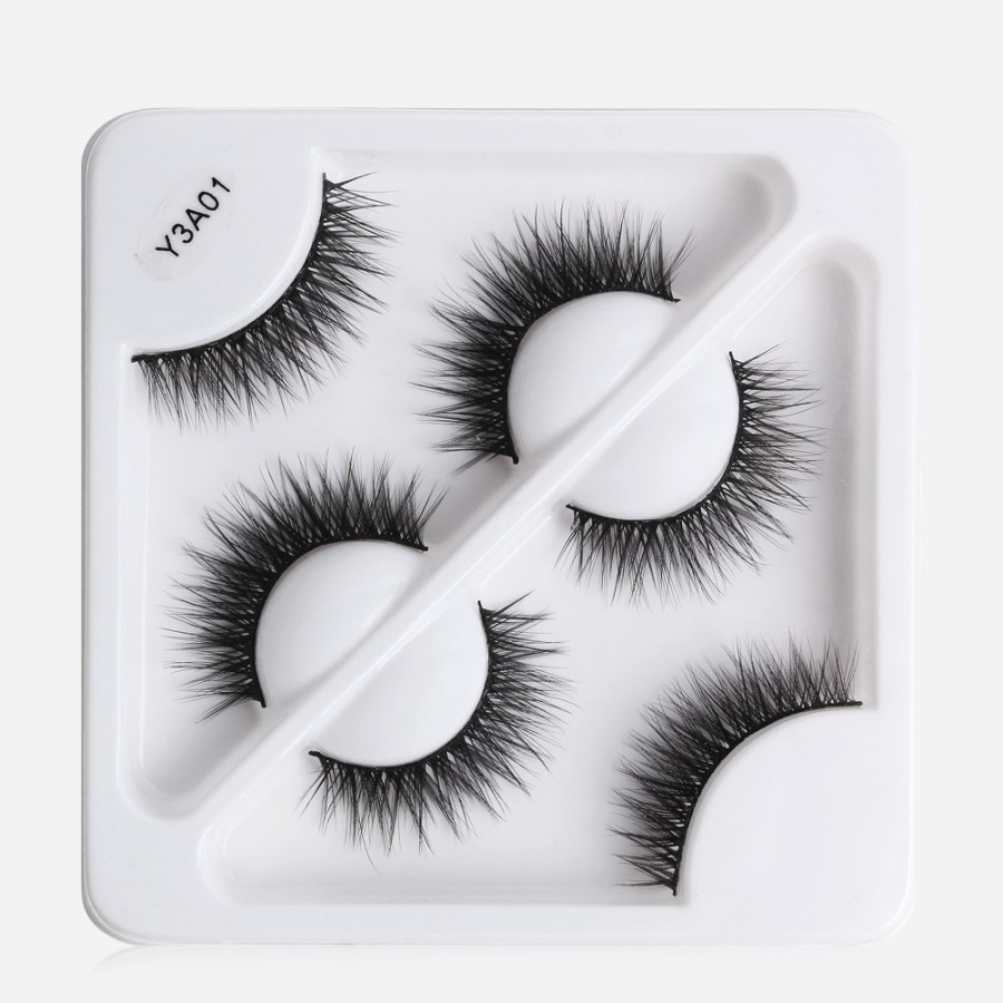 MAANGE 3 Pair 3D Eyelashes – Y3A01