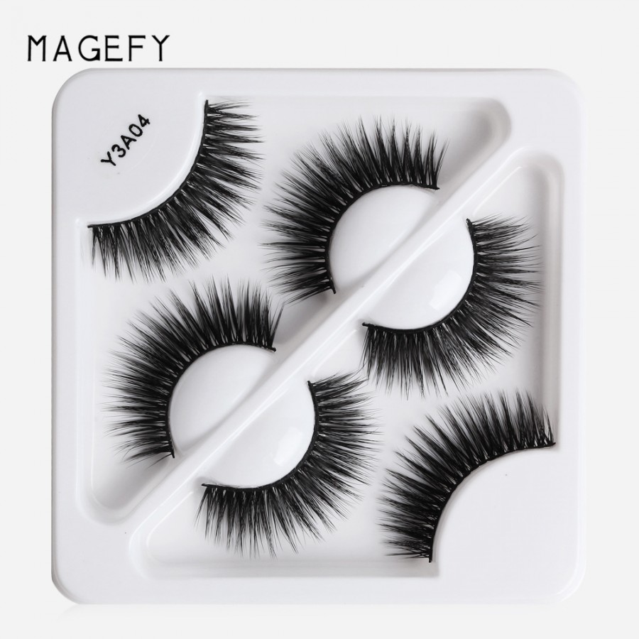 MAANGE 3 Pair 3D Eyelashes – Y3A04