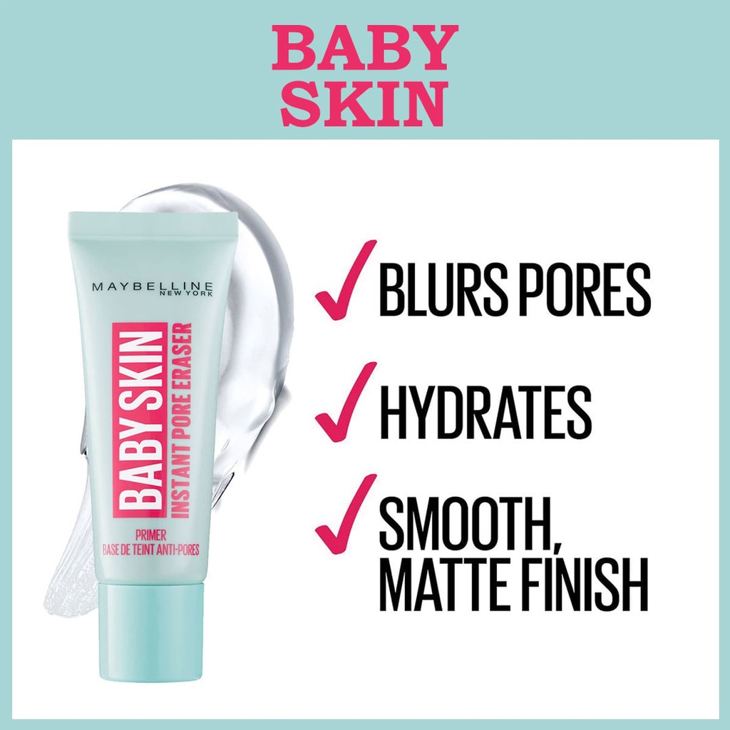 Maybelline Baby Skin Instant Pore Eraser Primer – 22ml