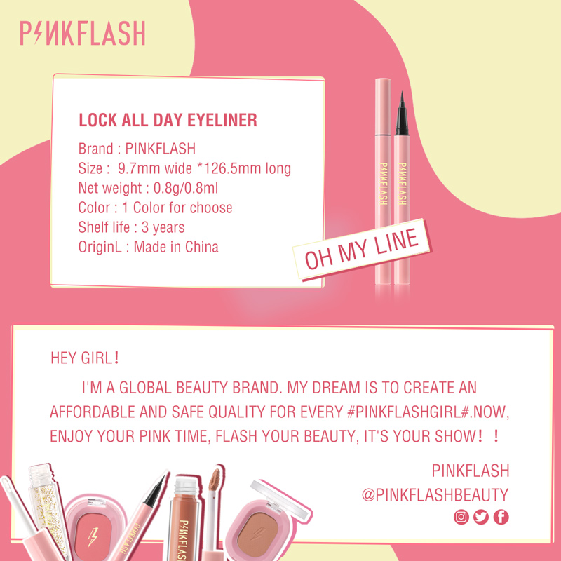 PFE01 - PINKFLASH Waterproof Easy Eyeliner