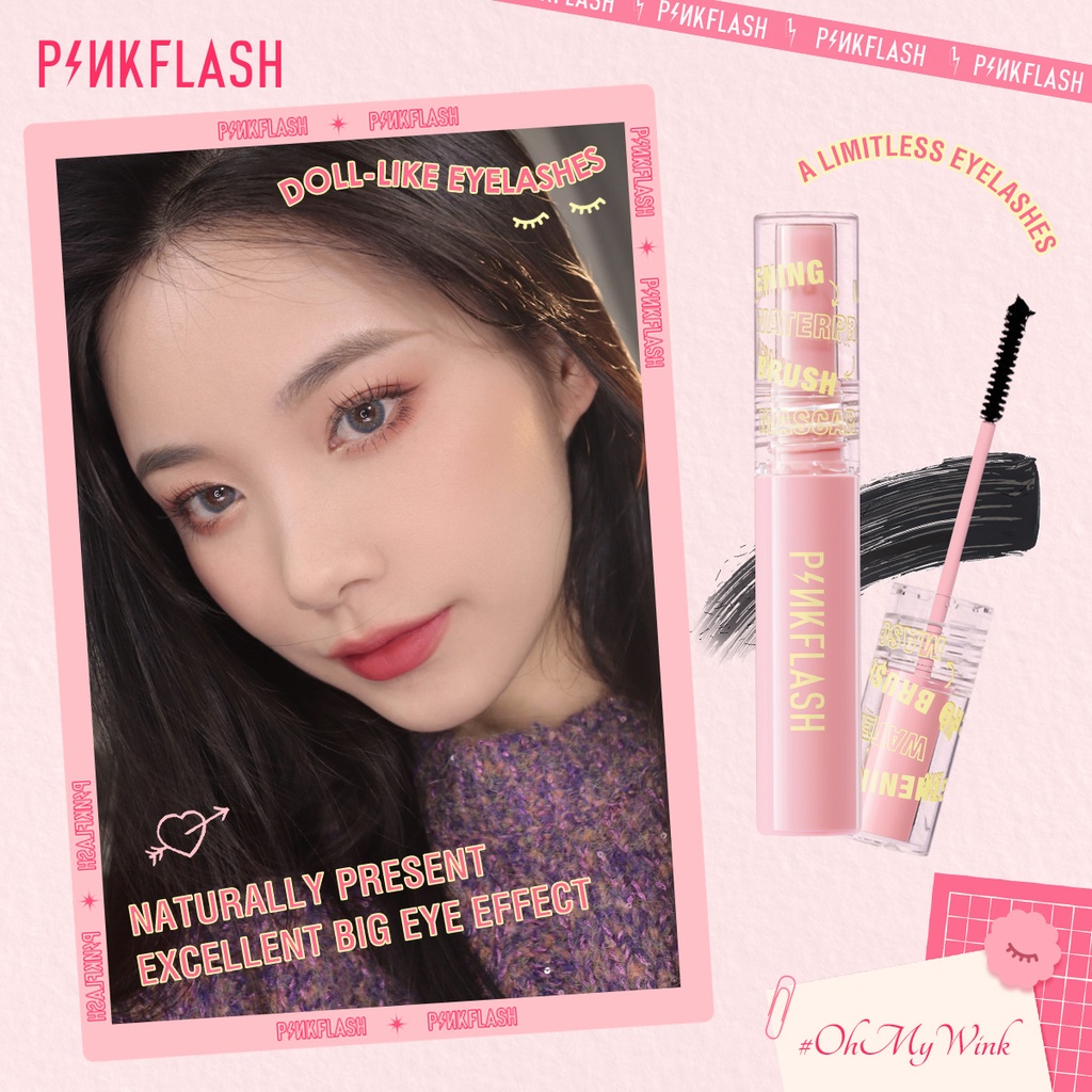 PFE10 - PINKFLASH Lengthening Waterproof Micro Brush Mascara