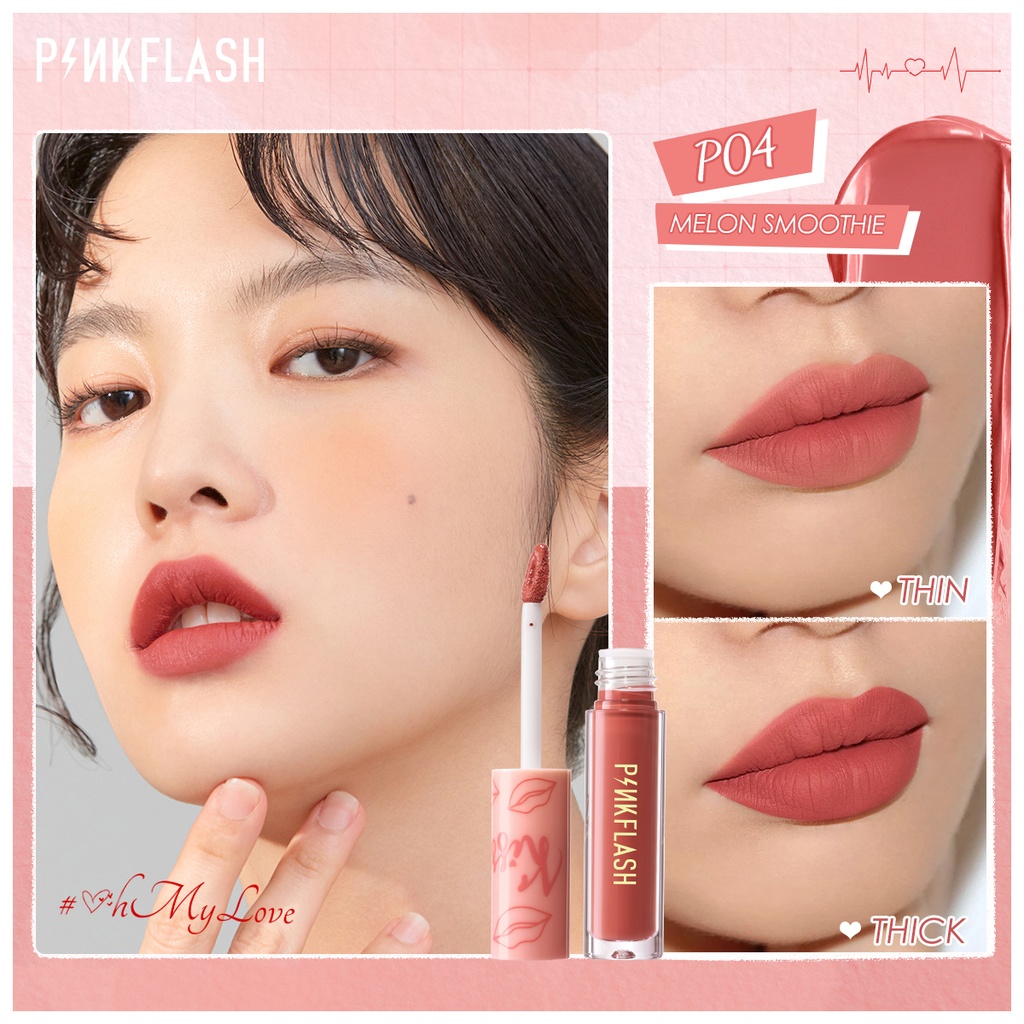 PFL01 - PINKFLASH Melting Matte Waterproof Lipstick  