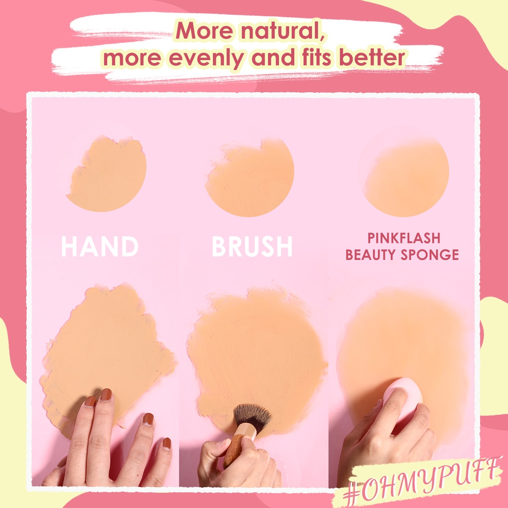 PFT01 - PINKFLASH Oh My Puff Beauty Makeup Sponge