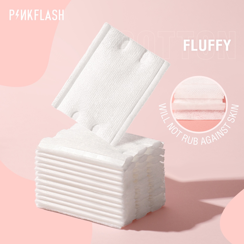 PFT03 - PINKFLASH Makeup Removal Cotton Pad (40pcs)