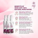 Skin Cafe 100% Natural Rose Water Face And Body Mist(120ml)