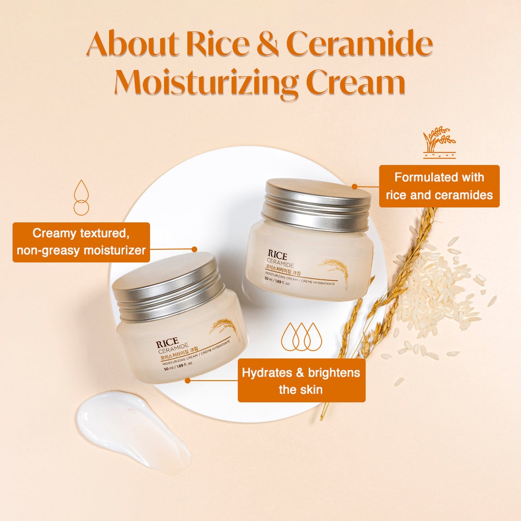 The Face Shop Rice & Ceramide Moisturizing Cream