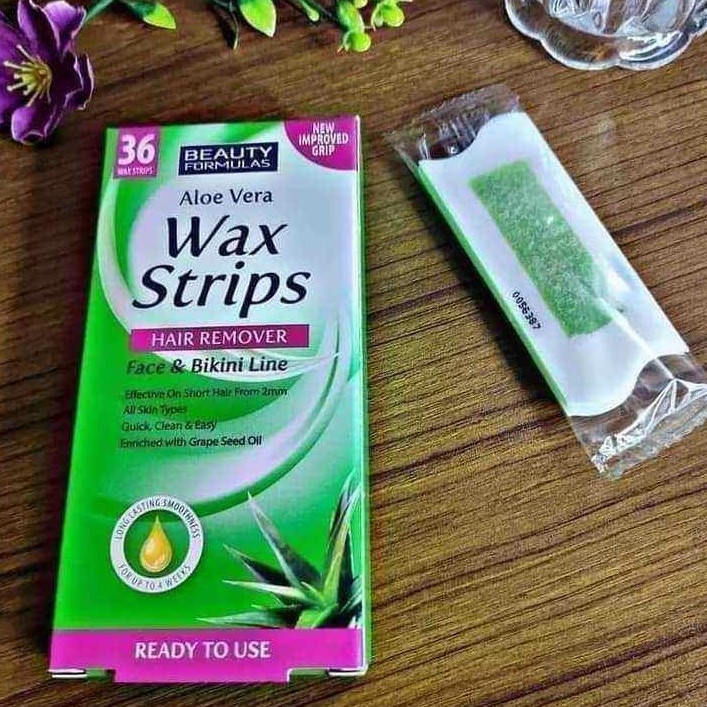 Beauty Formulas Hair Removal Wax Strips – Face & Bikini Line