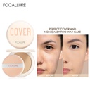 FA155 - Focallure COVER Two-Way-Cake Pressed Powder (9g)