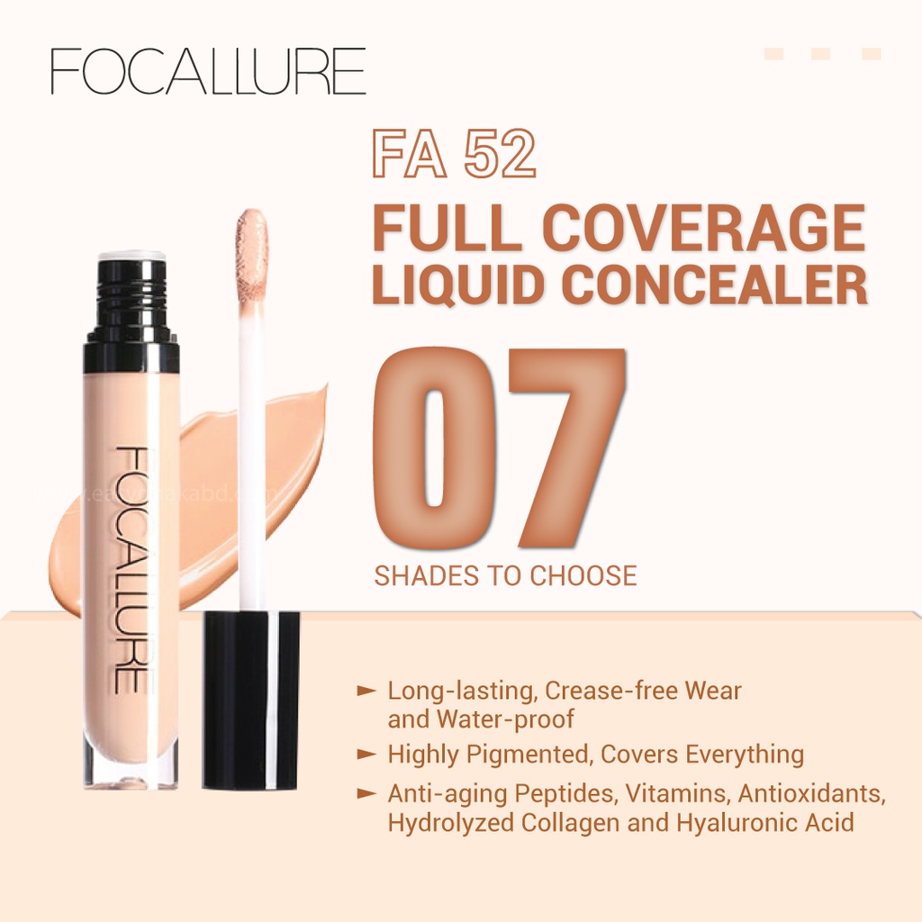 FA52 - Focallure Full Coverage Liquid Concealer