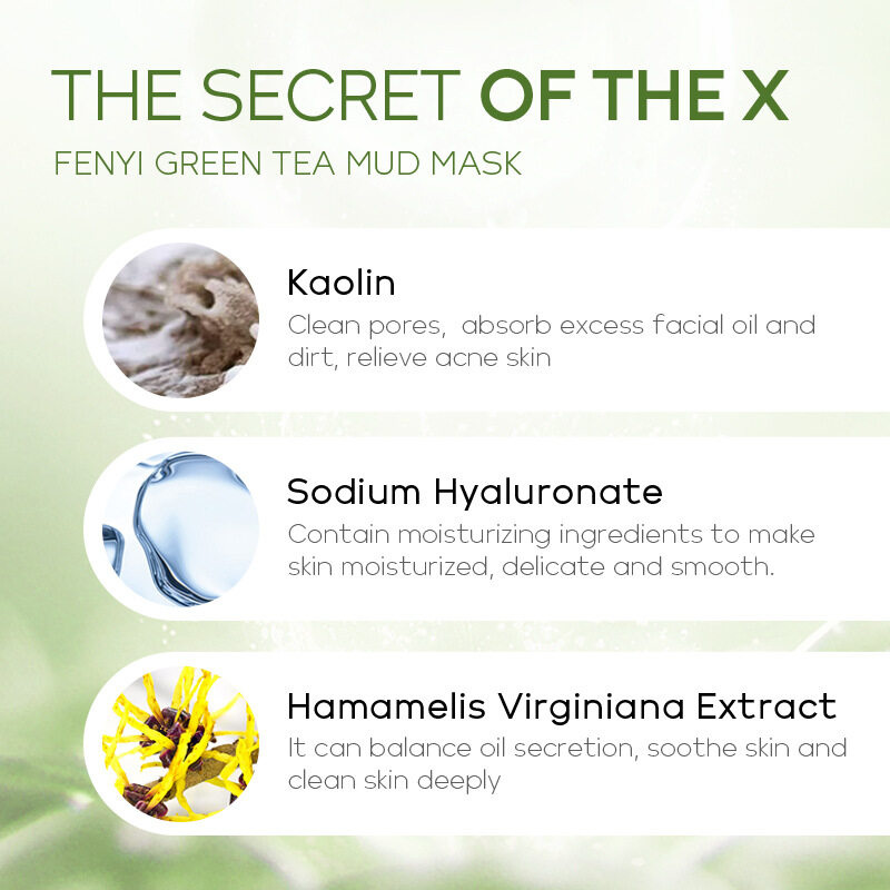 Fenyi Green Tea Mud Mask – 5gm