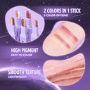 IRE04 - Ireneda Two Tone Shimmer Eyeshadow Stick