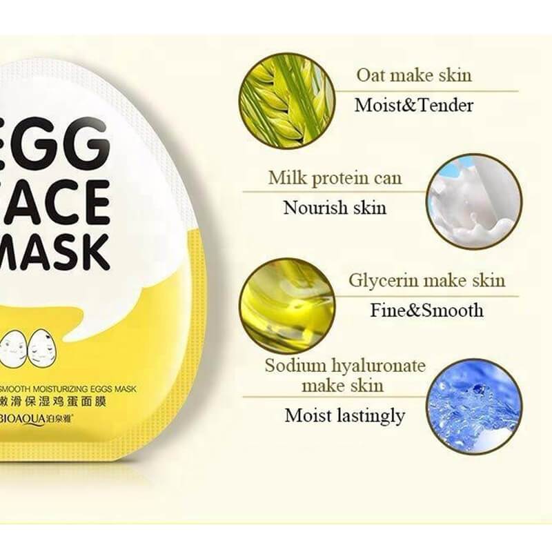 BioAqua Egg Face Mask