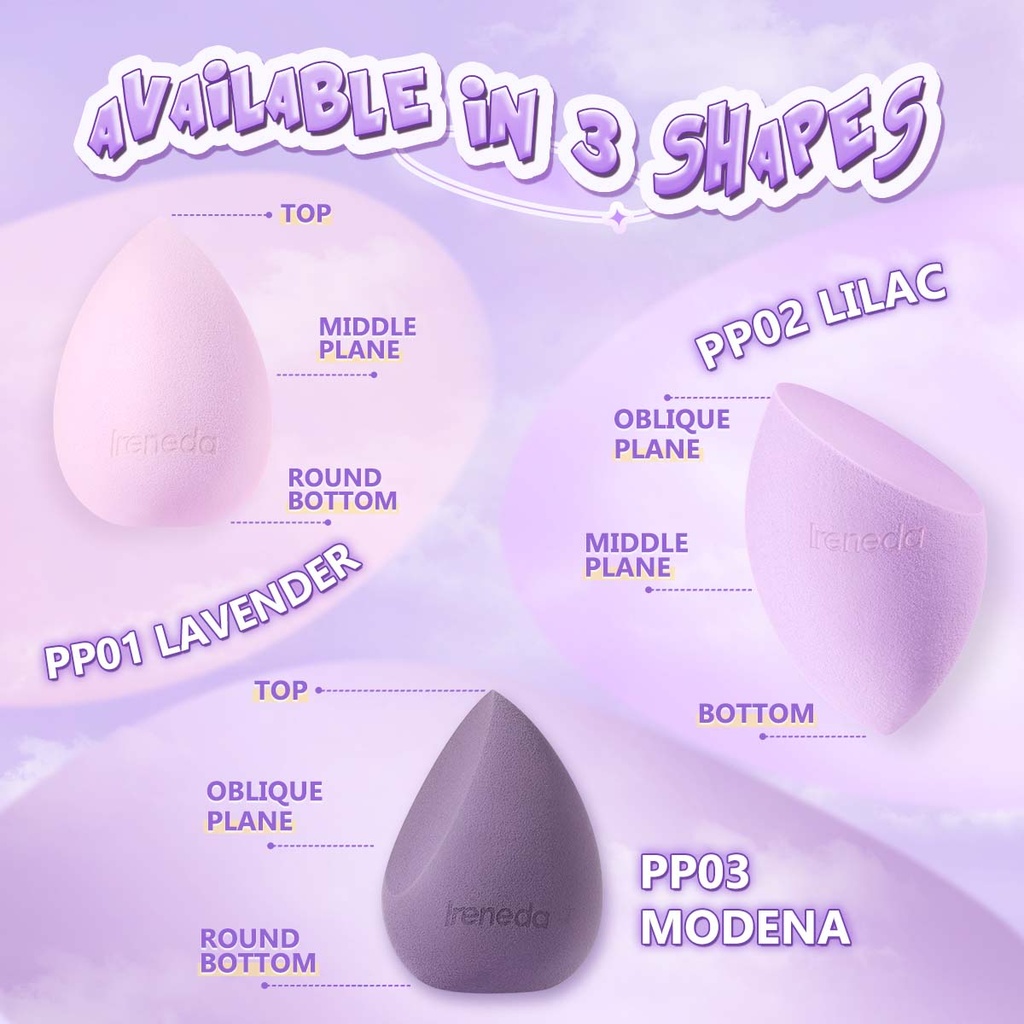 IRT02 - Ireneda Flawless Face Makeup Sponge (PP03 Modena)