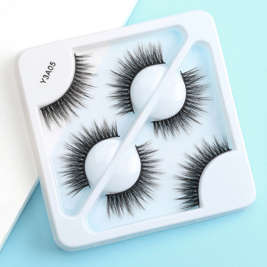 MAANGE 3 Pair 3D Eyelashes (Y3A05)