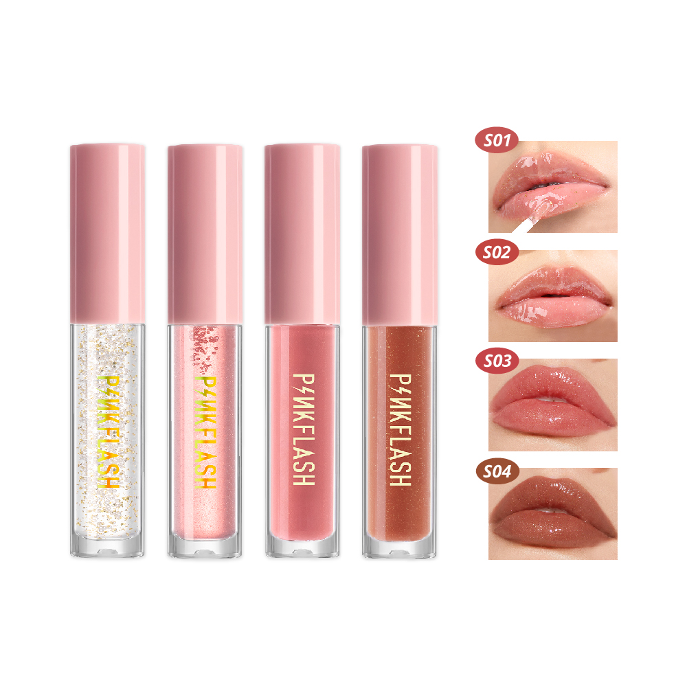 Pink Flash Shimmer Series Lip Glose