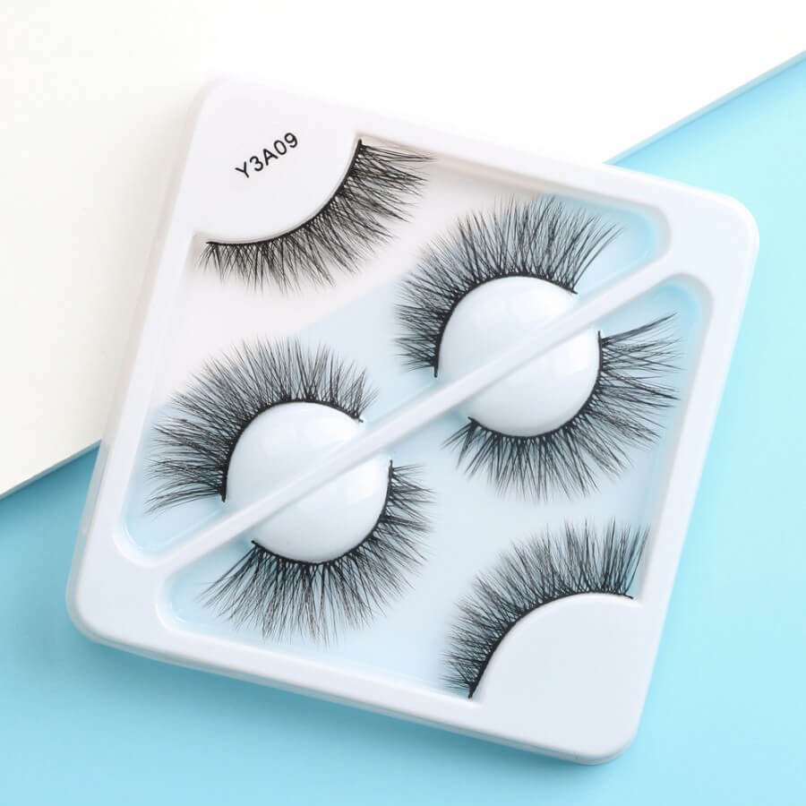 MAANGE 3 Pair 3D Eyelashes (Y3A09)